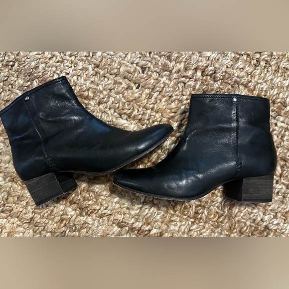 Leather TRASK black mini boot. condition near perfect. I will accept offers. - Picture 2 of 9